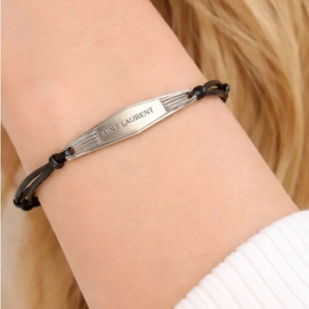 Saint Laurent Paris Rope Bracelet
